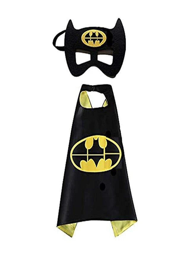 Sage Square "Superhero Eye Mask & Cape for Costume Parties, Cosplay, Birthday Parties and Dress-up (Combo) - Image 1